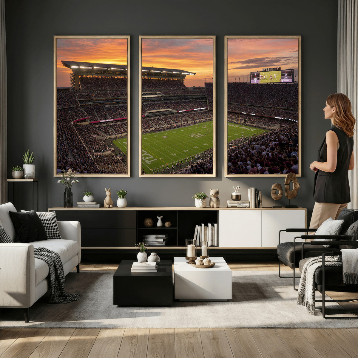 77401853-MGV-CV-36X24 - Stadium Wall Art Canvas Print