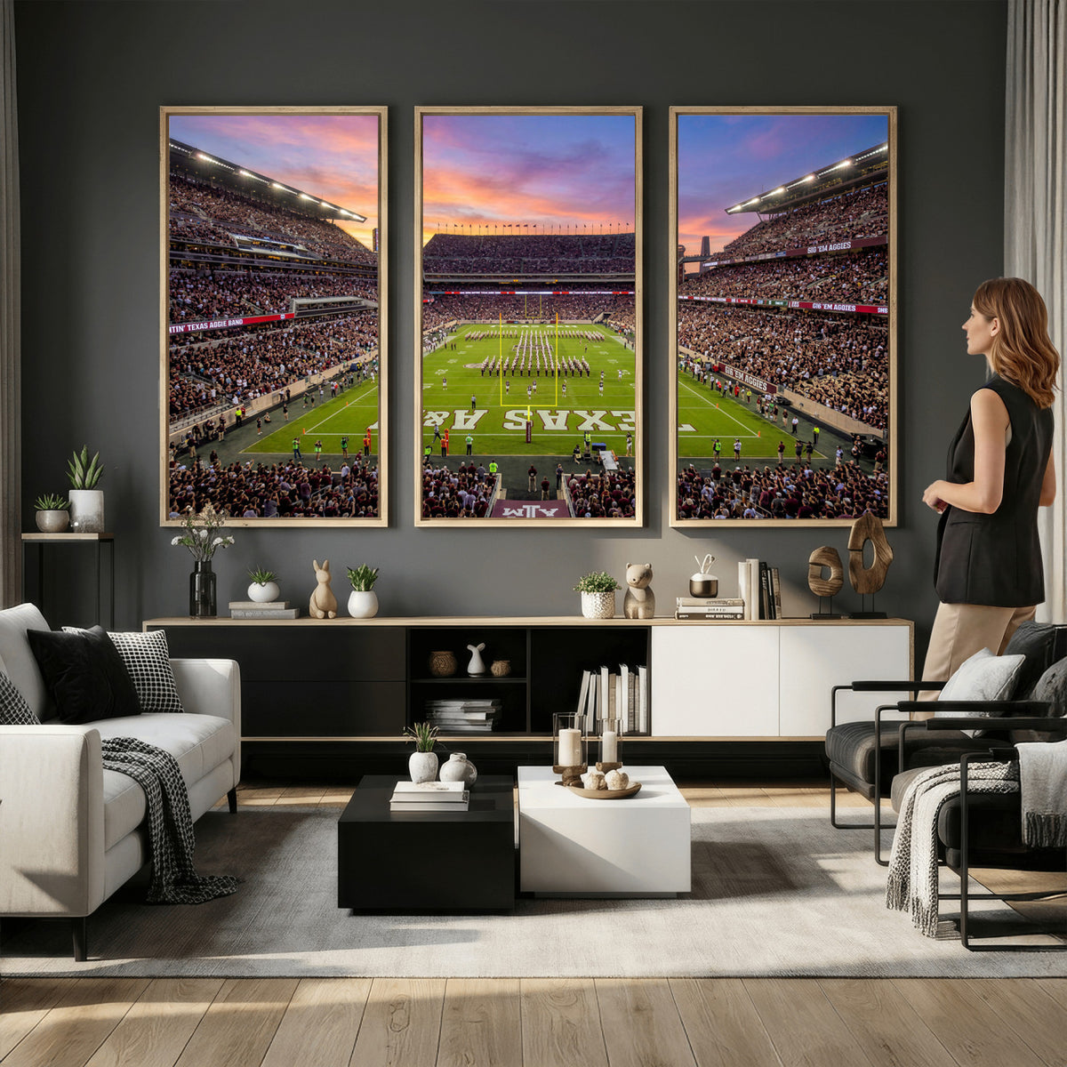65952219-MGV-CV-36X24 - Stadium Wall Art Canvas Print