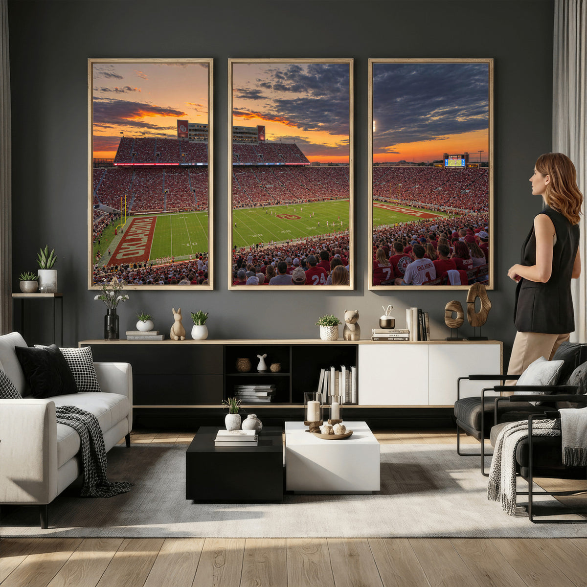 75444407-MGV-CV-36X24 - Stadium Wall Art Canvas Print
