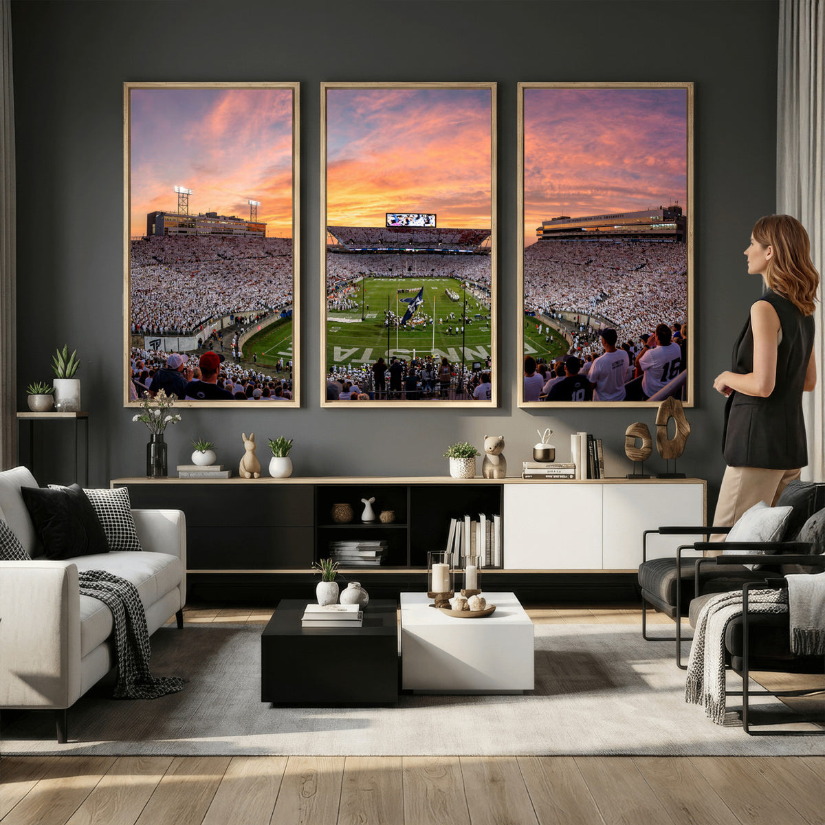 53161432-MGV-CV-36X24 - Stadium Wall Art Canvas Print