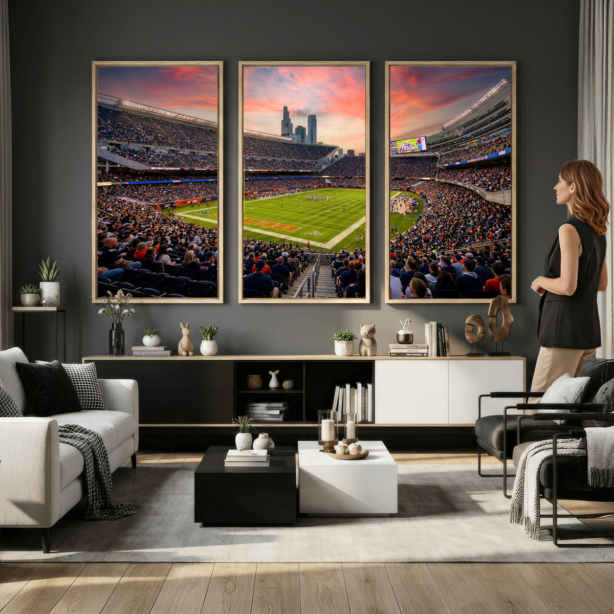 38873544-MGV-CV-36X24 - Stadium Wall Art Canvas Print