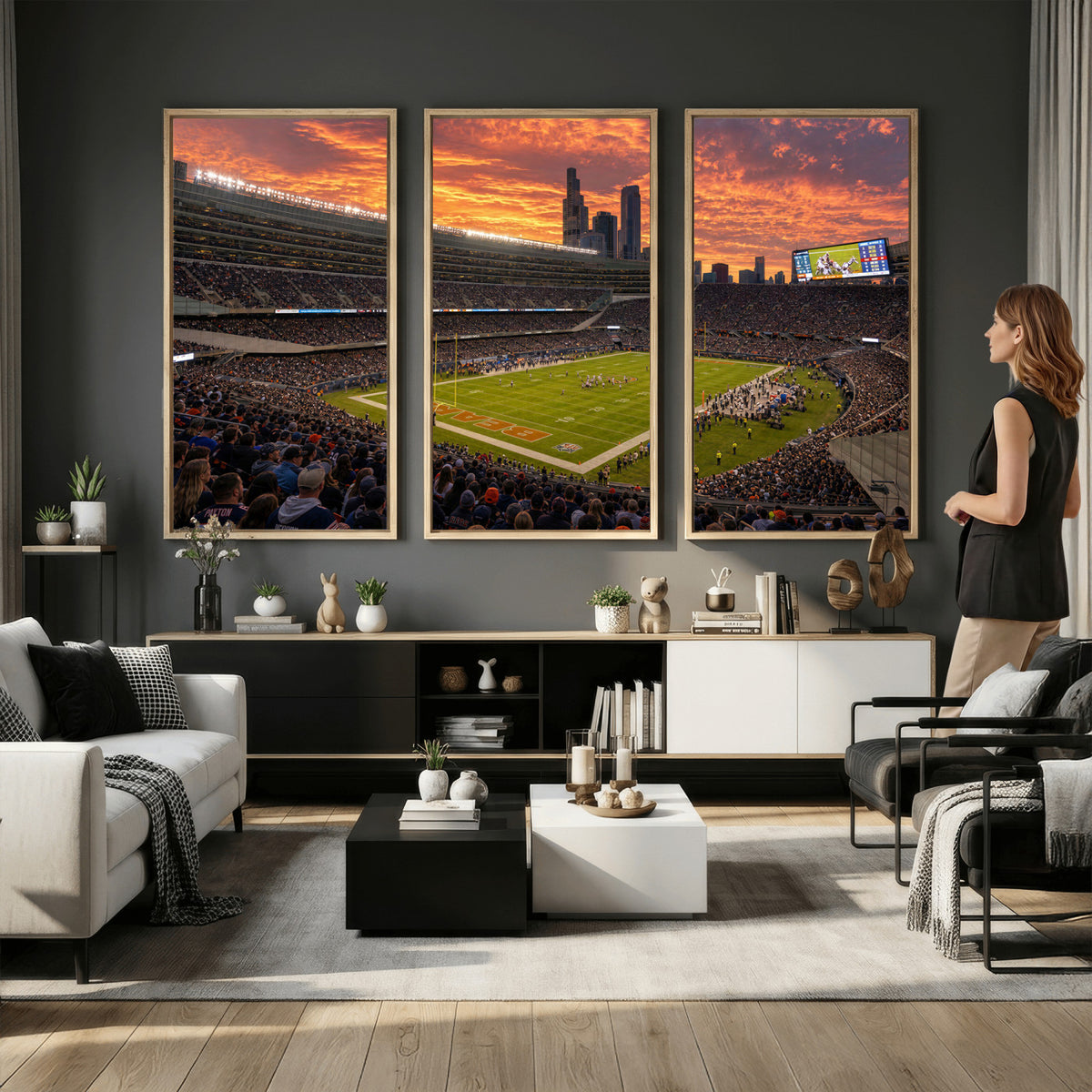 25159364-MGV-CV-36X24 - Stadium Wall Art Canvas Print