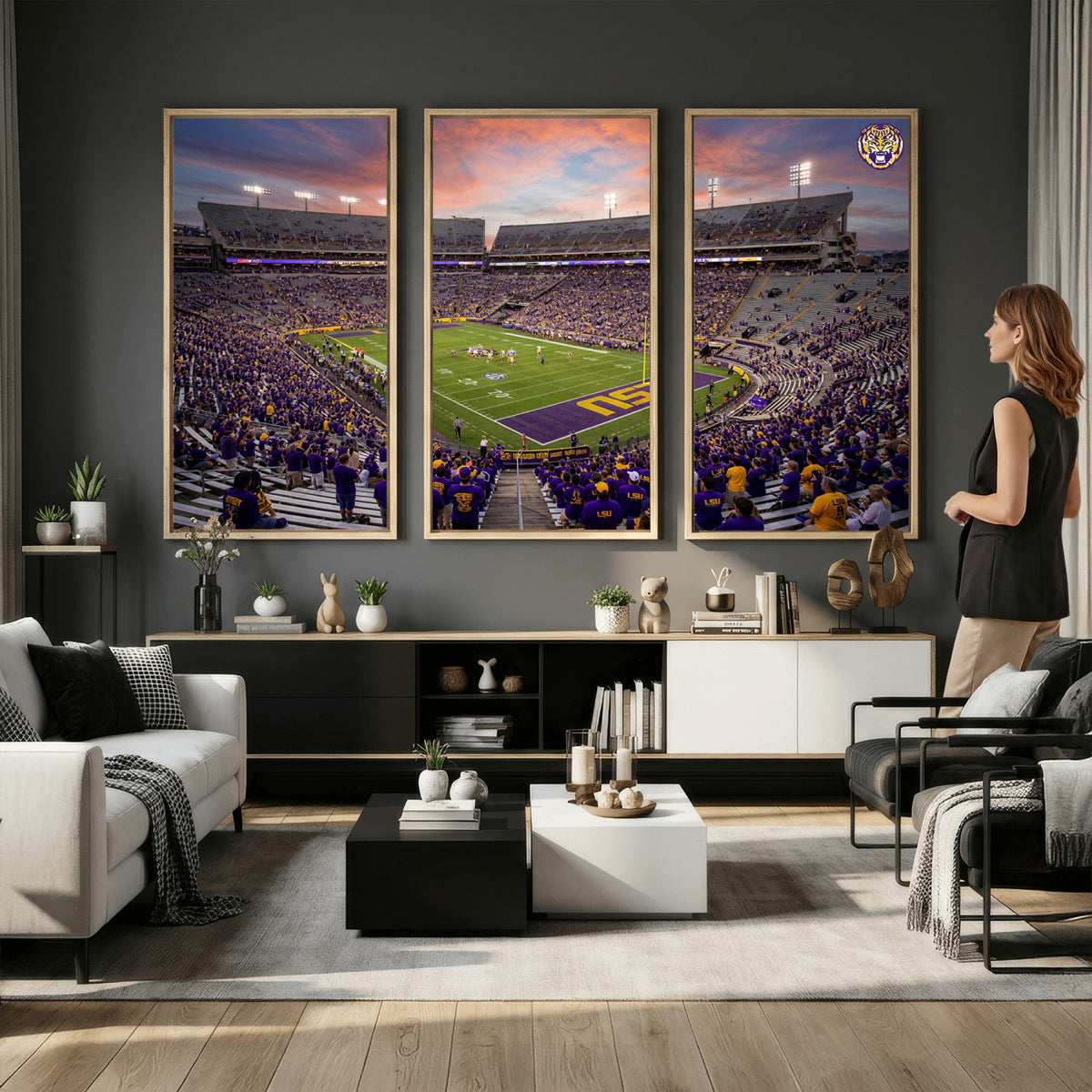 20281385-MGV-CV-36X24 - Stadium Wall Art Canvas Print