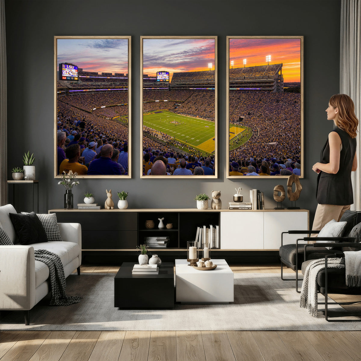 91303167-MGV-CV-36X24 - Stadium Wall Art Canvas Print