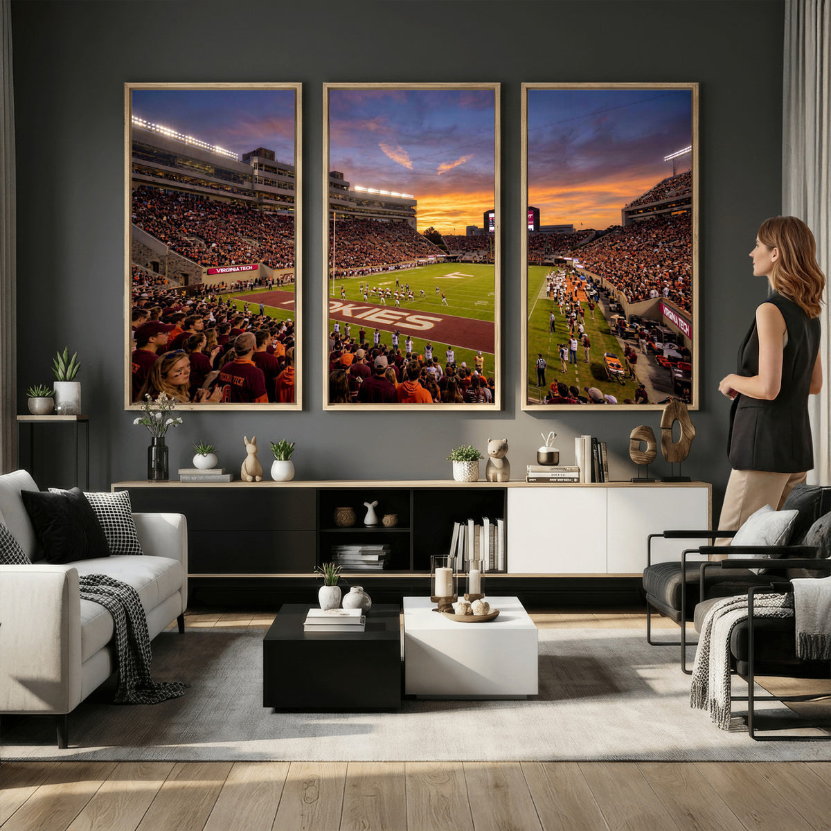 87141841-MGV-CV-36X24 - Stadium Wall Art Canvas Print