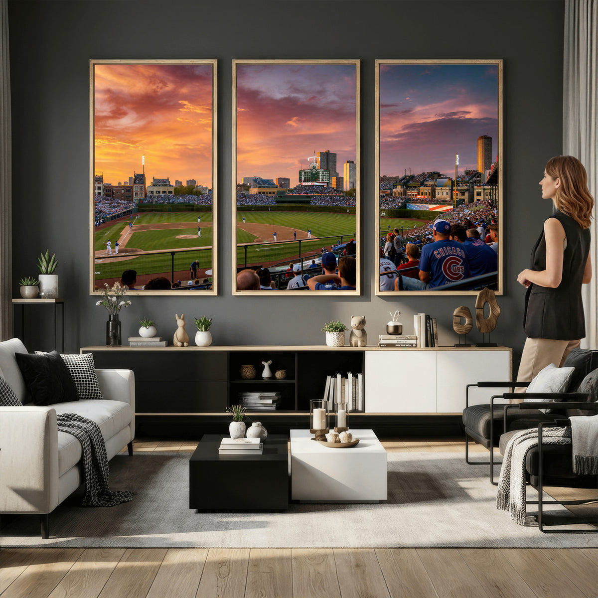 94073020-MGV-CV-36X24 - Stadium Wall Art Canvas Print