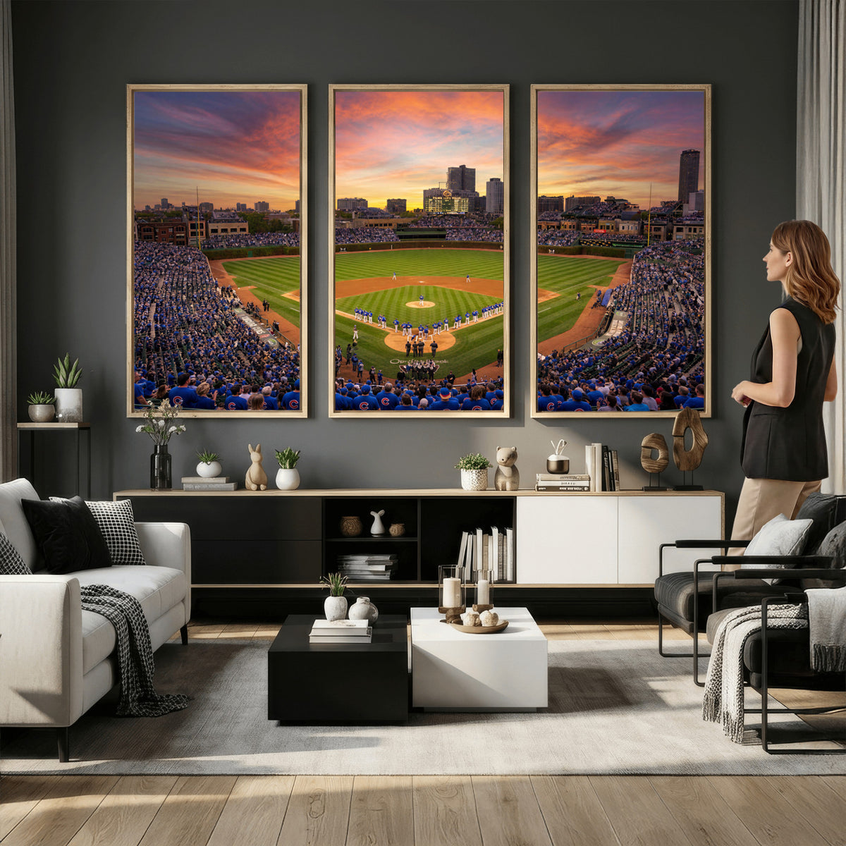 42812246-MGV-CV-36X24 - Stadium Wall Art Canvas Print