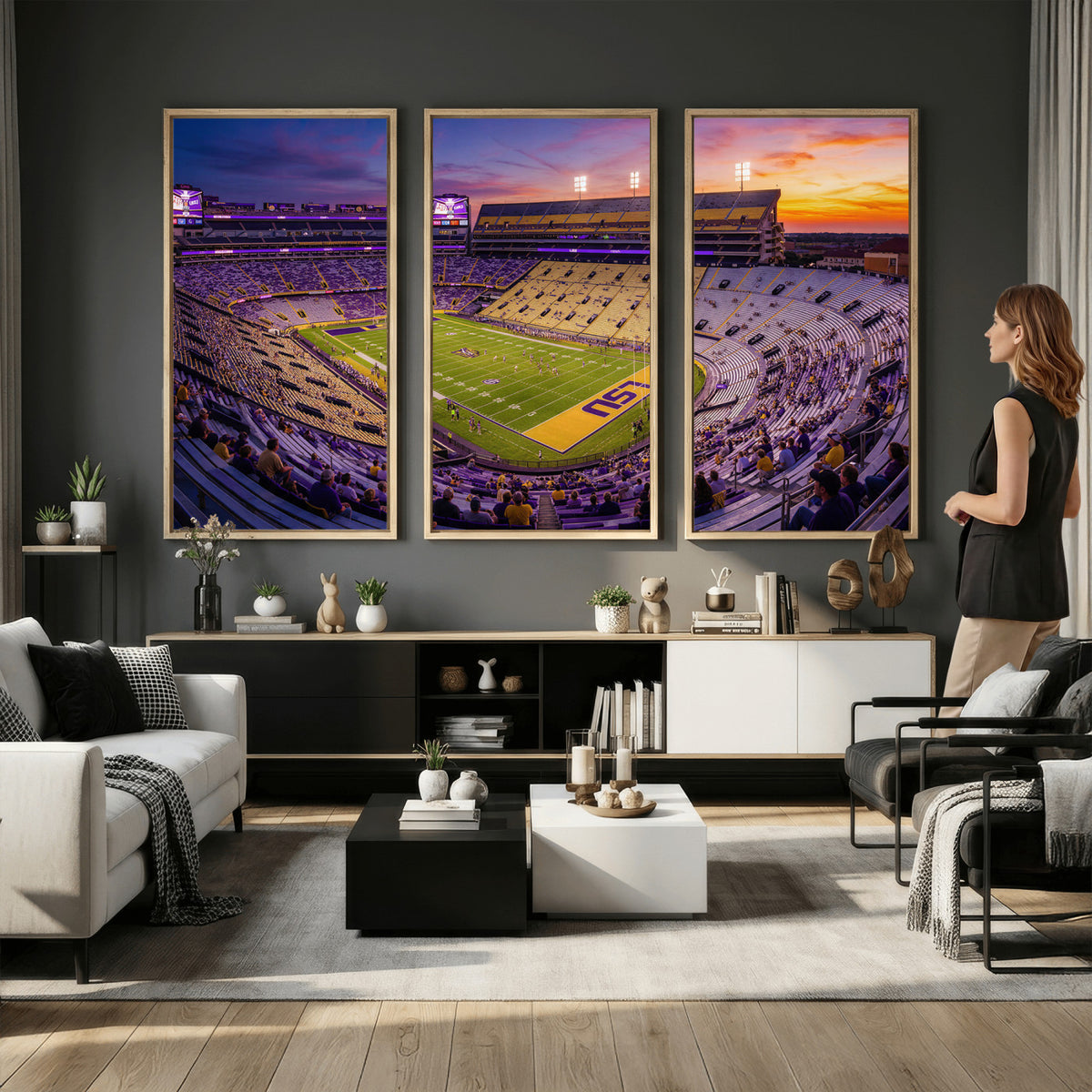 21378512-MGV-CV-36X24 - Stadium Wall Art Canvas Print