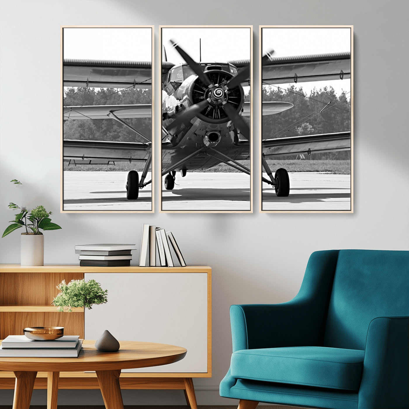 74816-MGV-CV-36X24-Wall Art Old War Plane Canvas Print