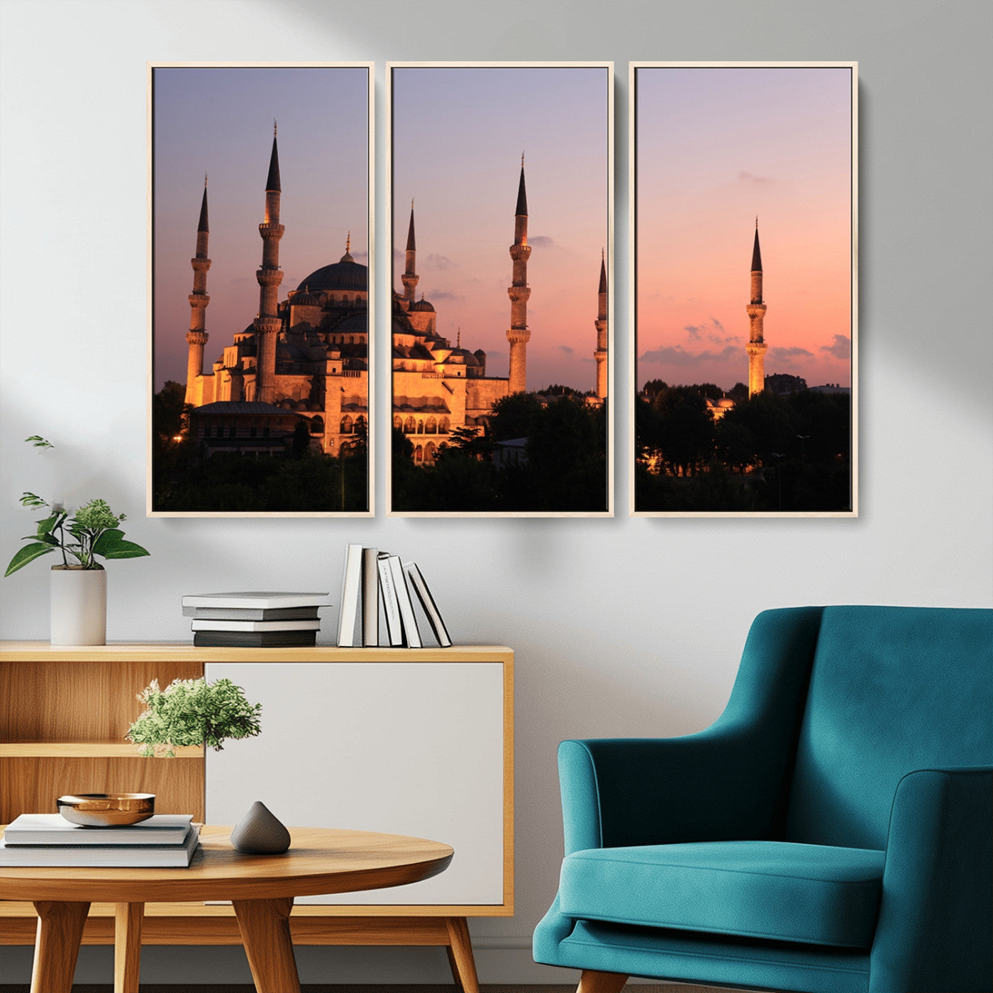 -Wall Art Turkey Istanbul Skyline Canvas Print
