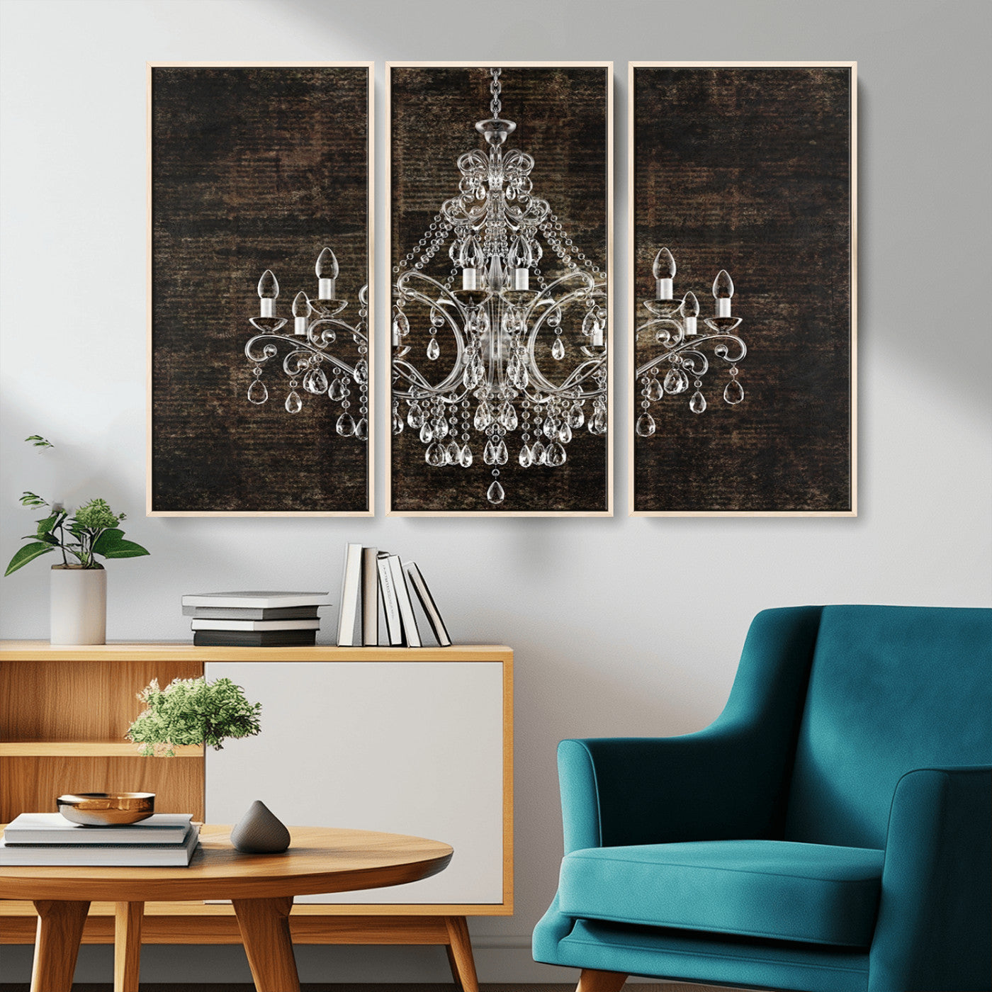 69434-MGV-CV-36X24-Rustic Chandelier Canvas Print