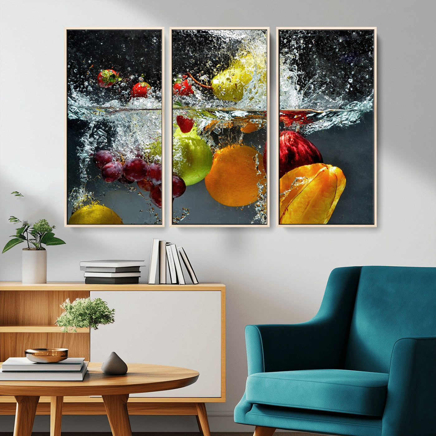 -Kithen Vegetables World Wall Art Canvas Print