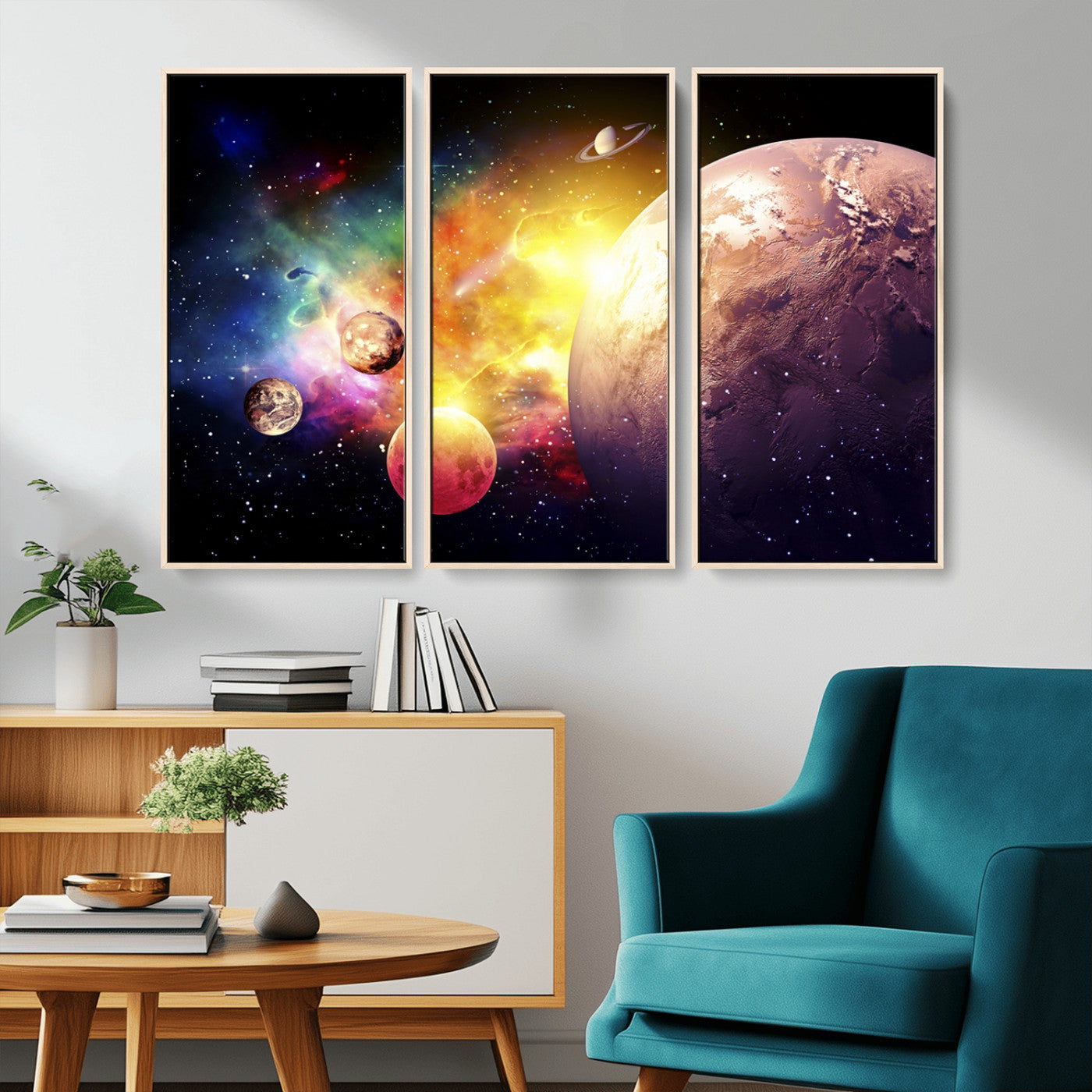 51843-MGV-CV-36X24-Space and Galaxy Canvas Print