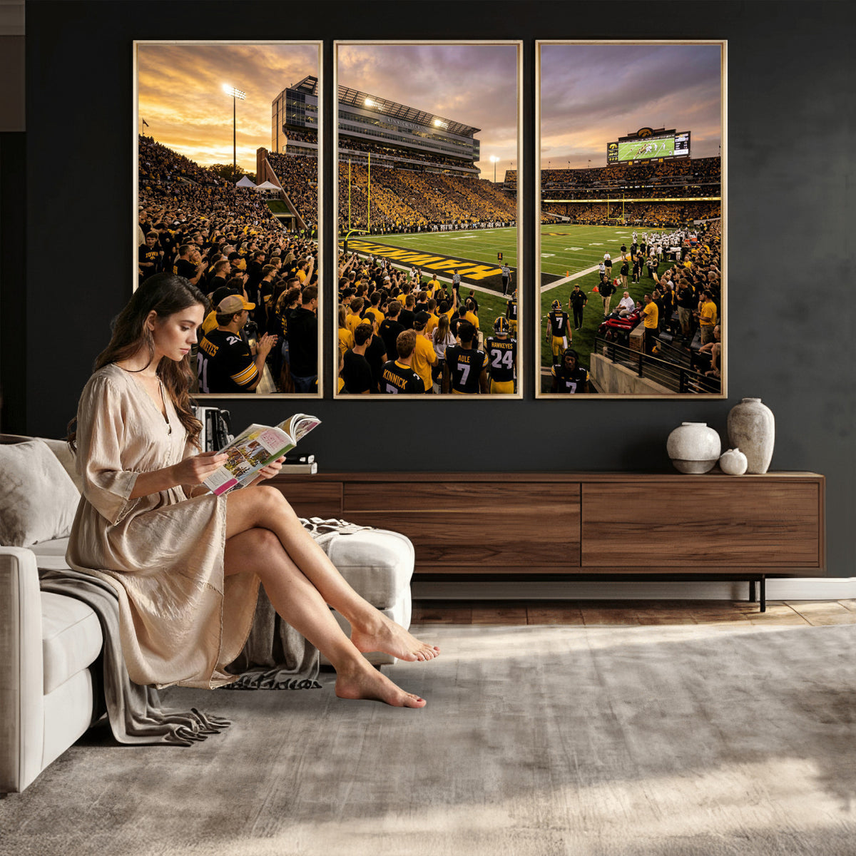 60847729-MGV-CV-36X24 - Stadium Wall Art Canvas Print