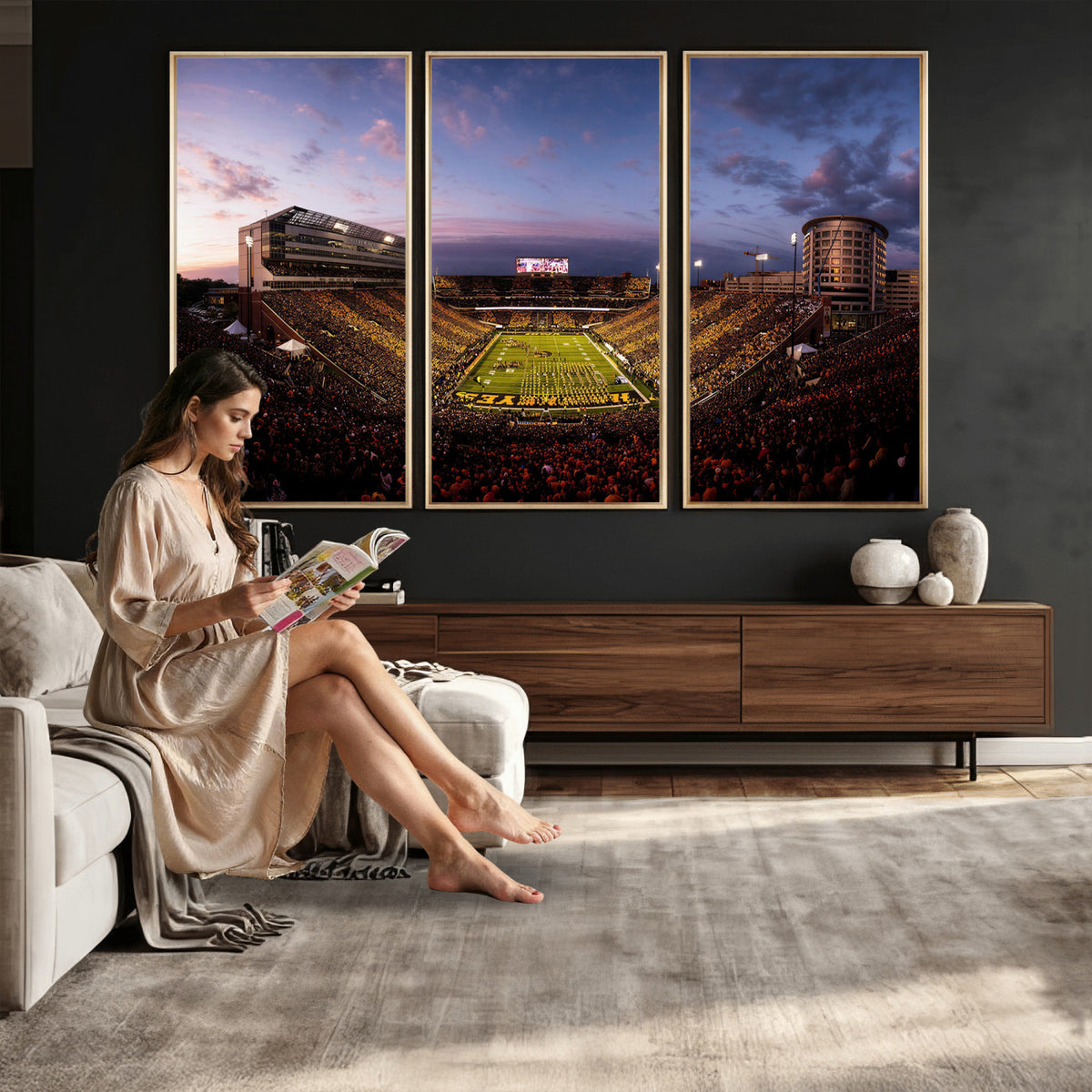 49683861-MGV-CV-36X24 - Stadium Wall Art Canvas Print