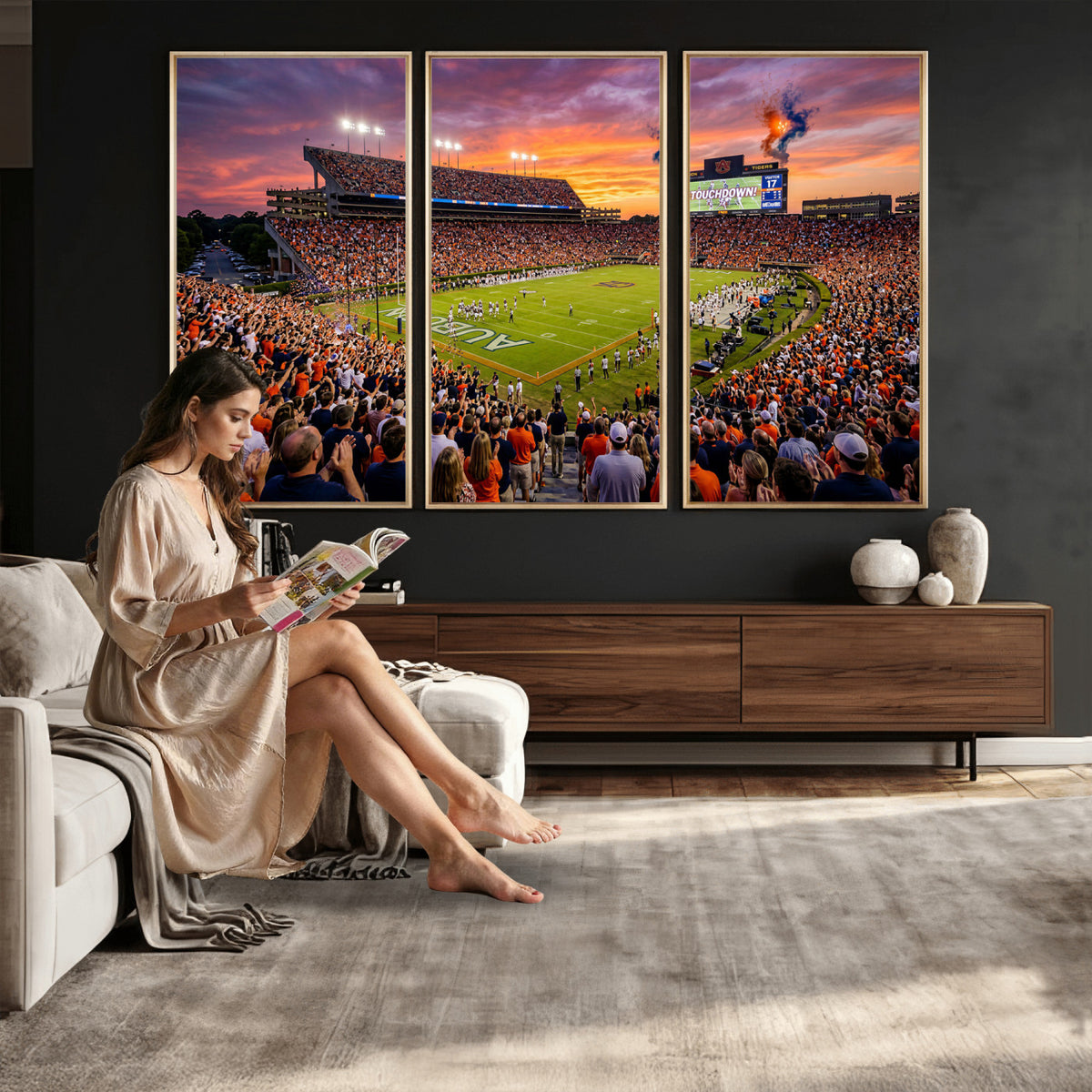 77756715-MGV-CV-36X24 - Stadium Wall Art Canvas Print