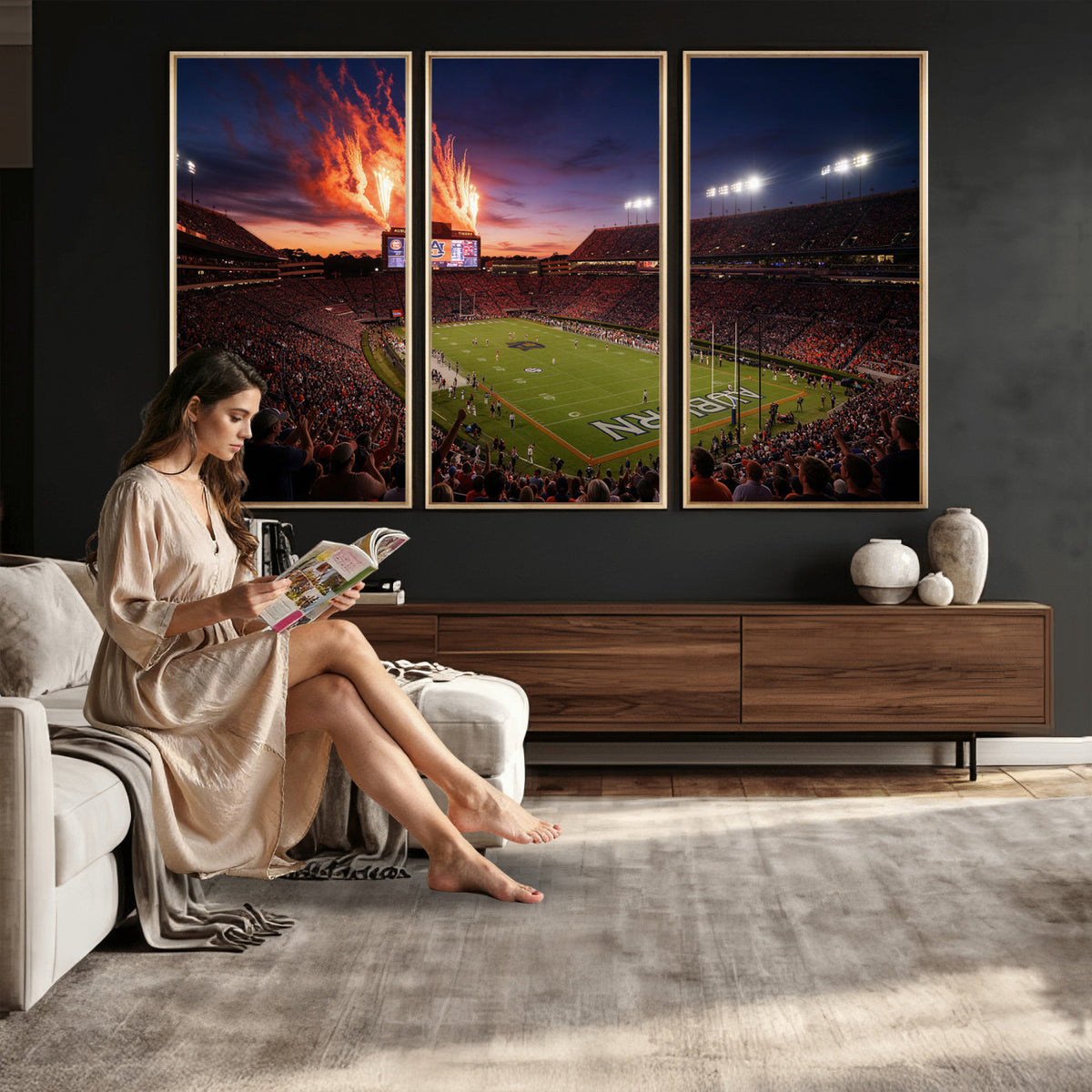 30686080-MGV-CV-36X24 - Stadium Wall Art Canvas Print