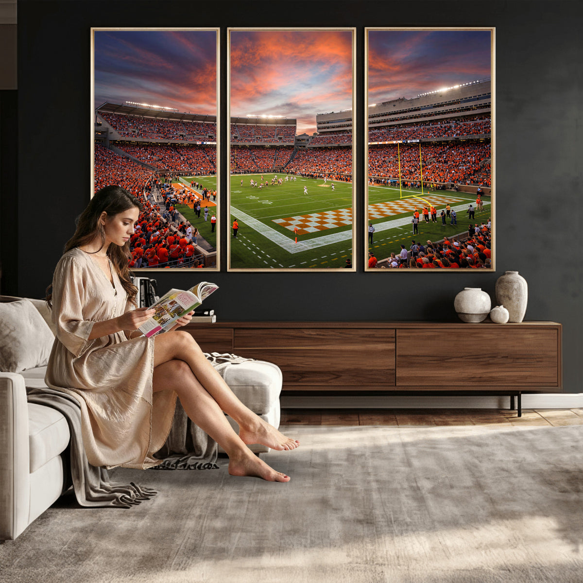 67648335-MGV-CV-36X24 - Stadium Wall Art Canvas Print