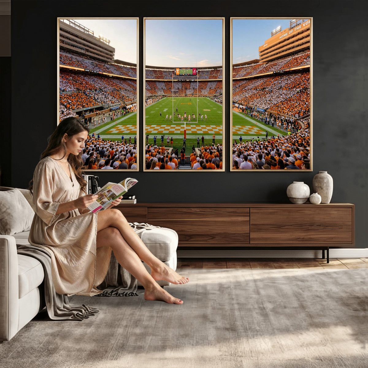 74509135-MGV-CV-36X24 - Stadium Wall Art Canvas Print