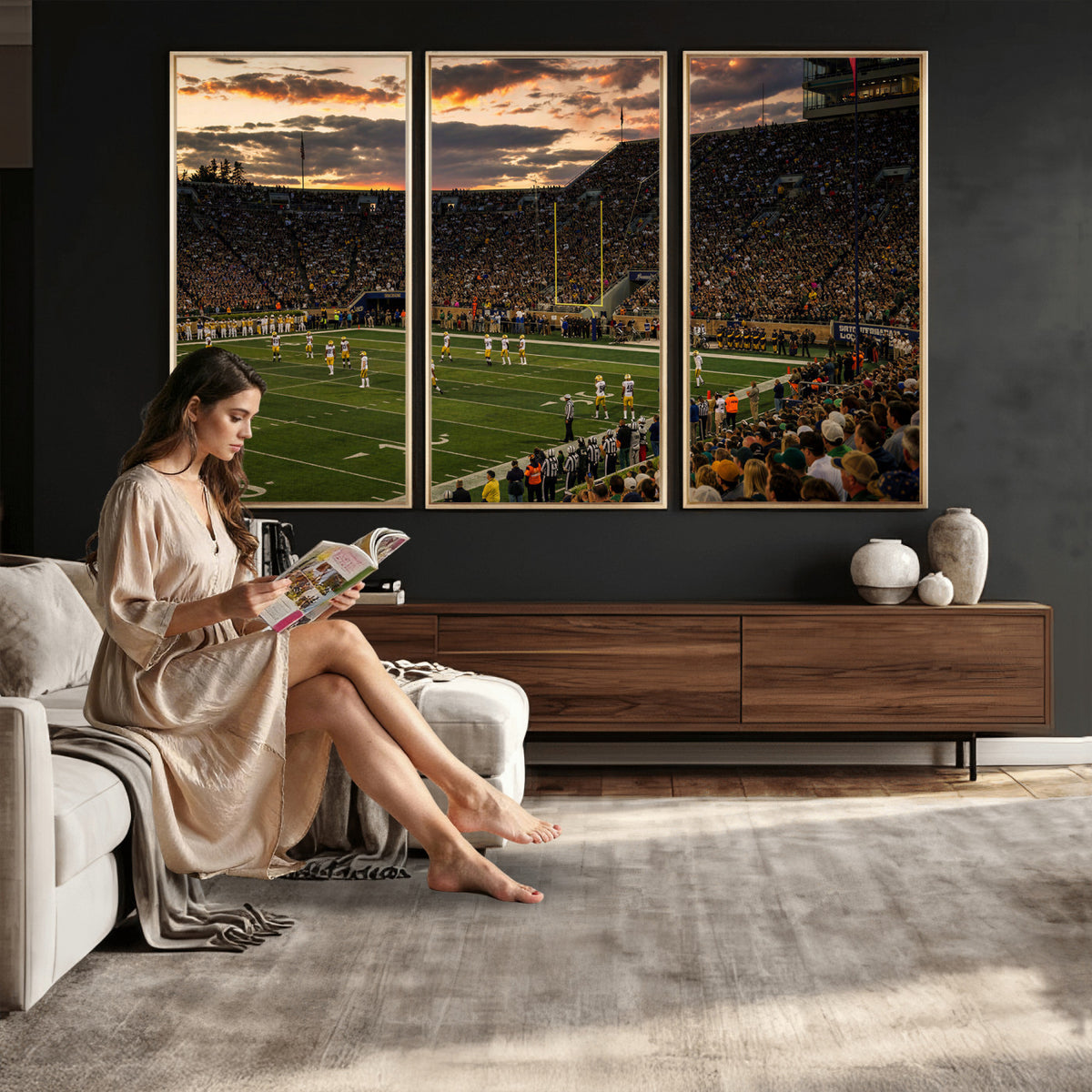 17703678-MGV-CV-36X24 - Stadium Wall Art Canvas Print