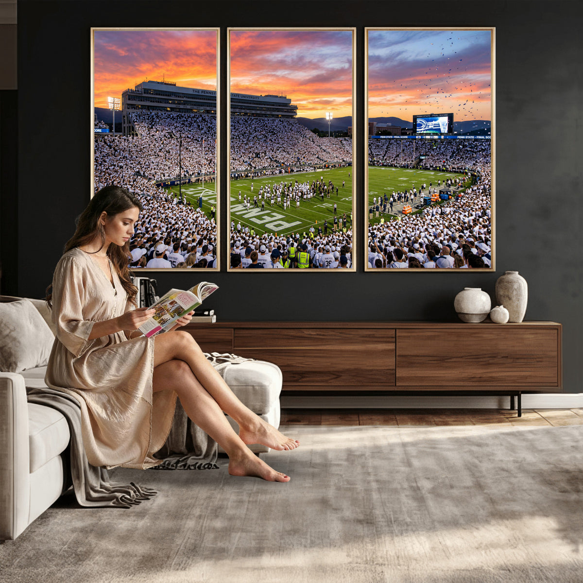 73603863-MGV-CV-36X24 - Stadium Wall Art Canvas Print