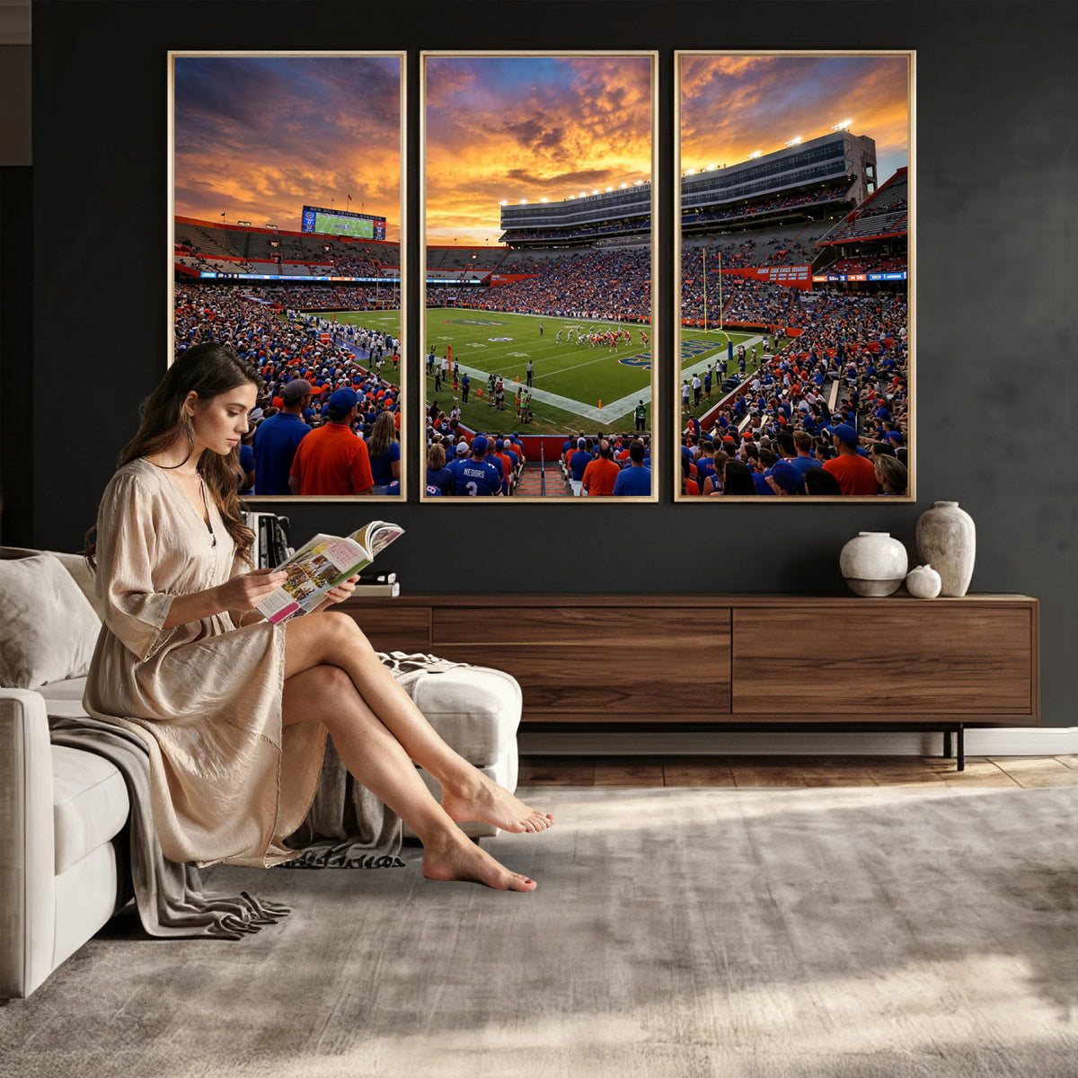 23829865-MGV-CV-36X24 - Stadium Wall Art Canvas Print
