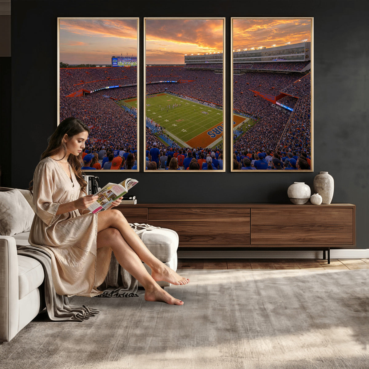 48009171-MGV-CV-36X24 - Stadium Wall Art Canvas Print