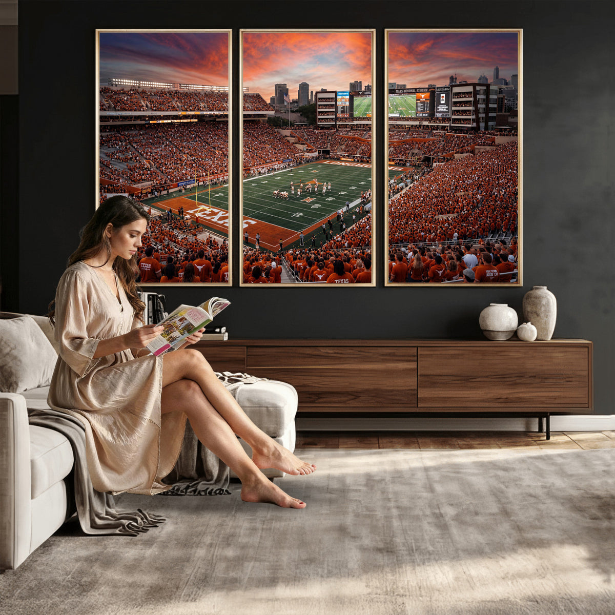 68564193-MGV-CV-36X24 - Stadium Wall Art Canvas Print