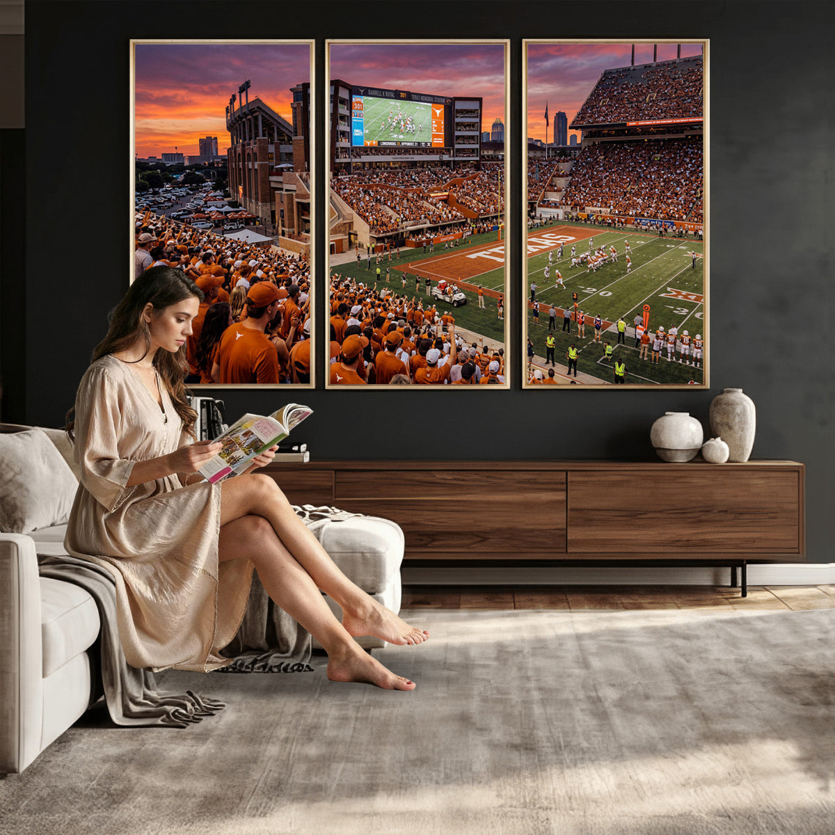 23743181-MGV-CV-36X24 - Stadium Wall Art Canvas Print