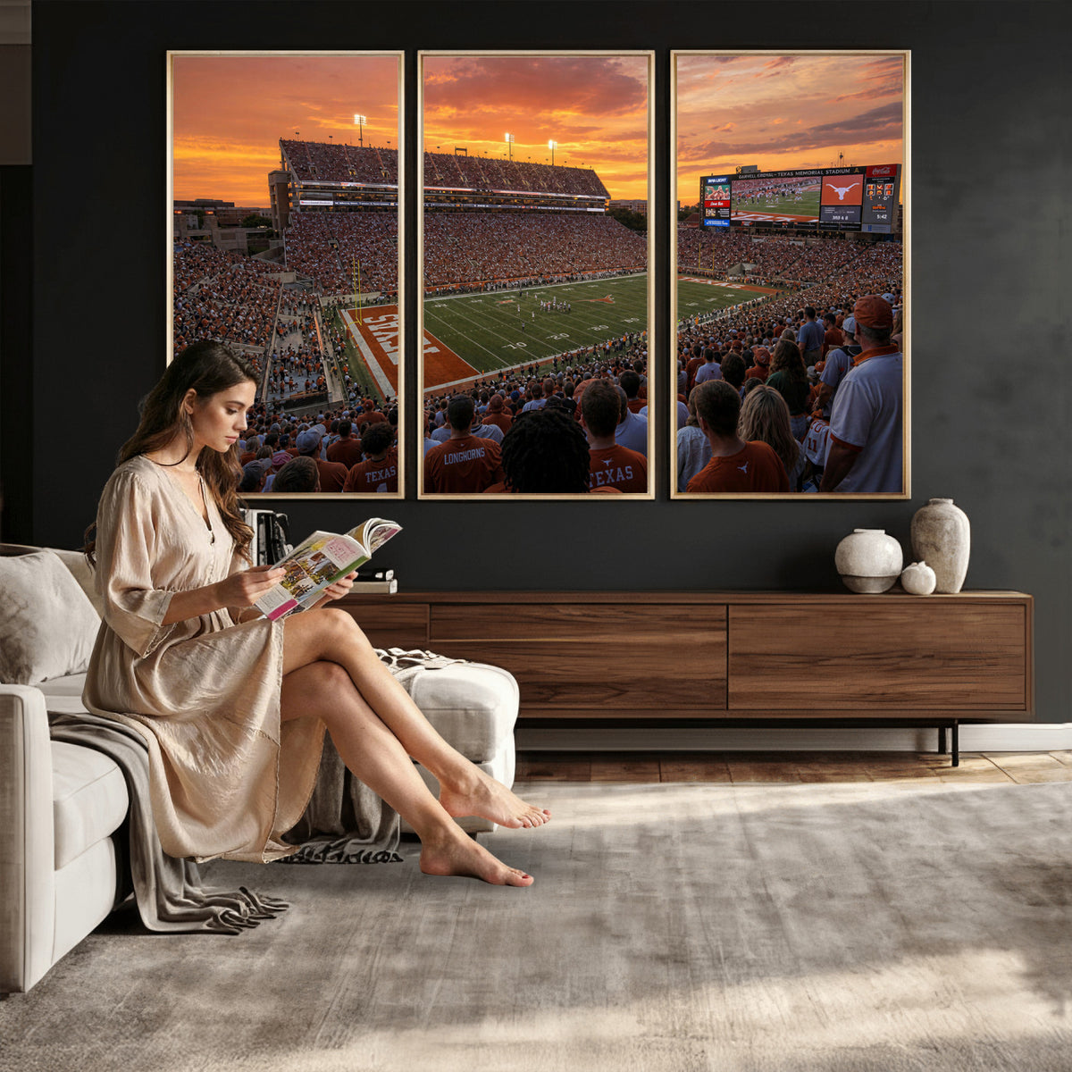 50466060-MGV-CV-36X24 - Stadium Wall Art Canvas Print