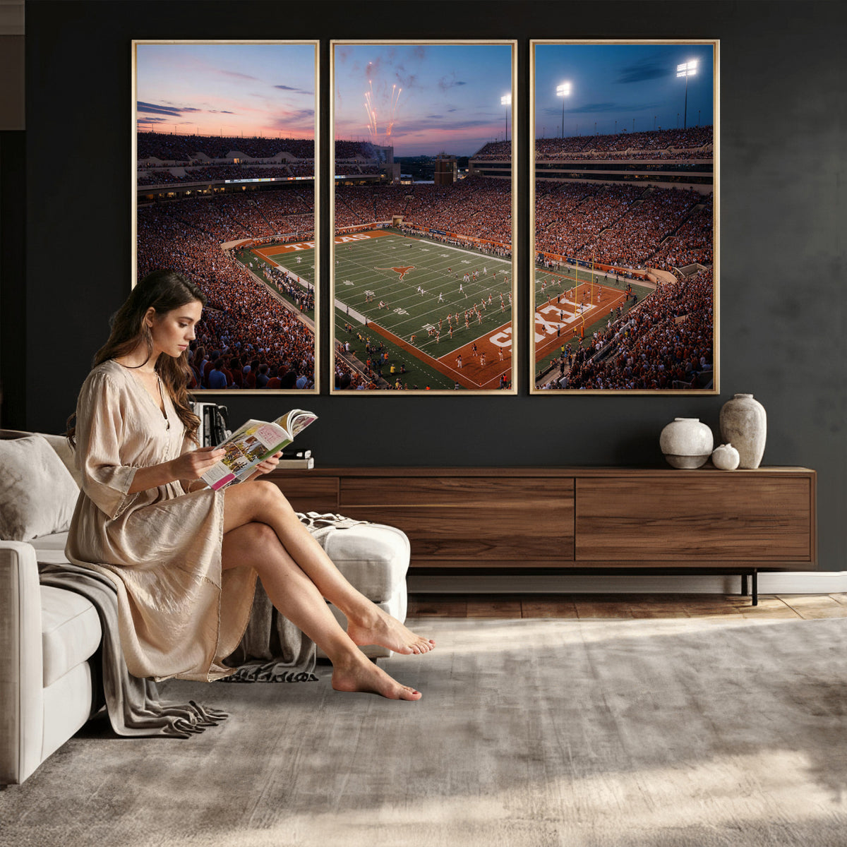 31666911-MGV-CV-36X24 - Stadium Wall Art Canvas Print