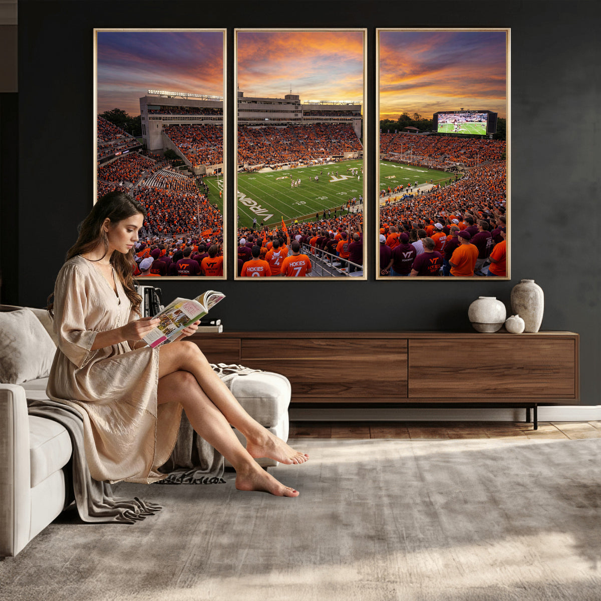 23178259-MGV-CV-36X24 - Stadium Wall Art Canvas Print