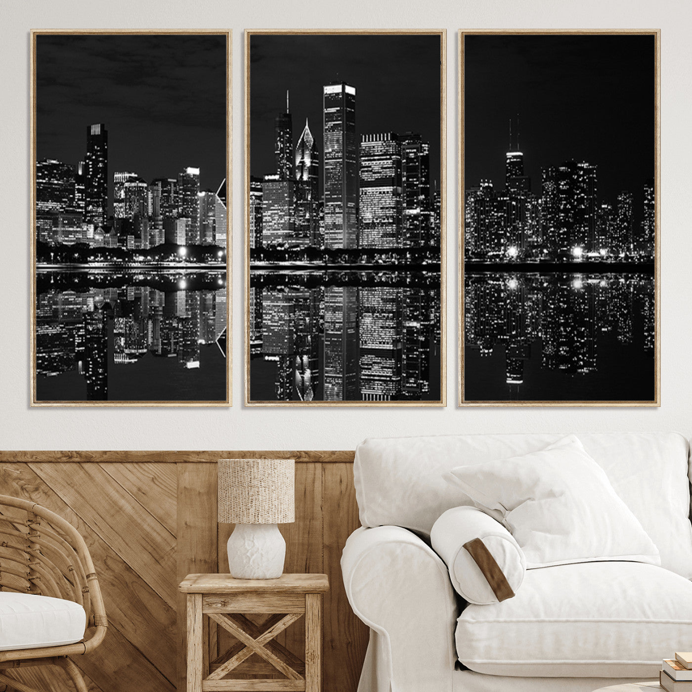 -Chicago Wall Art Canvas Print