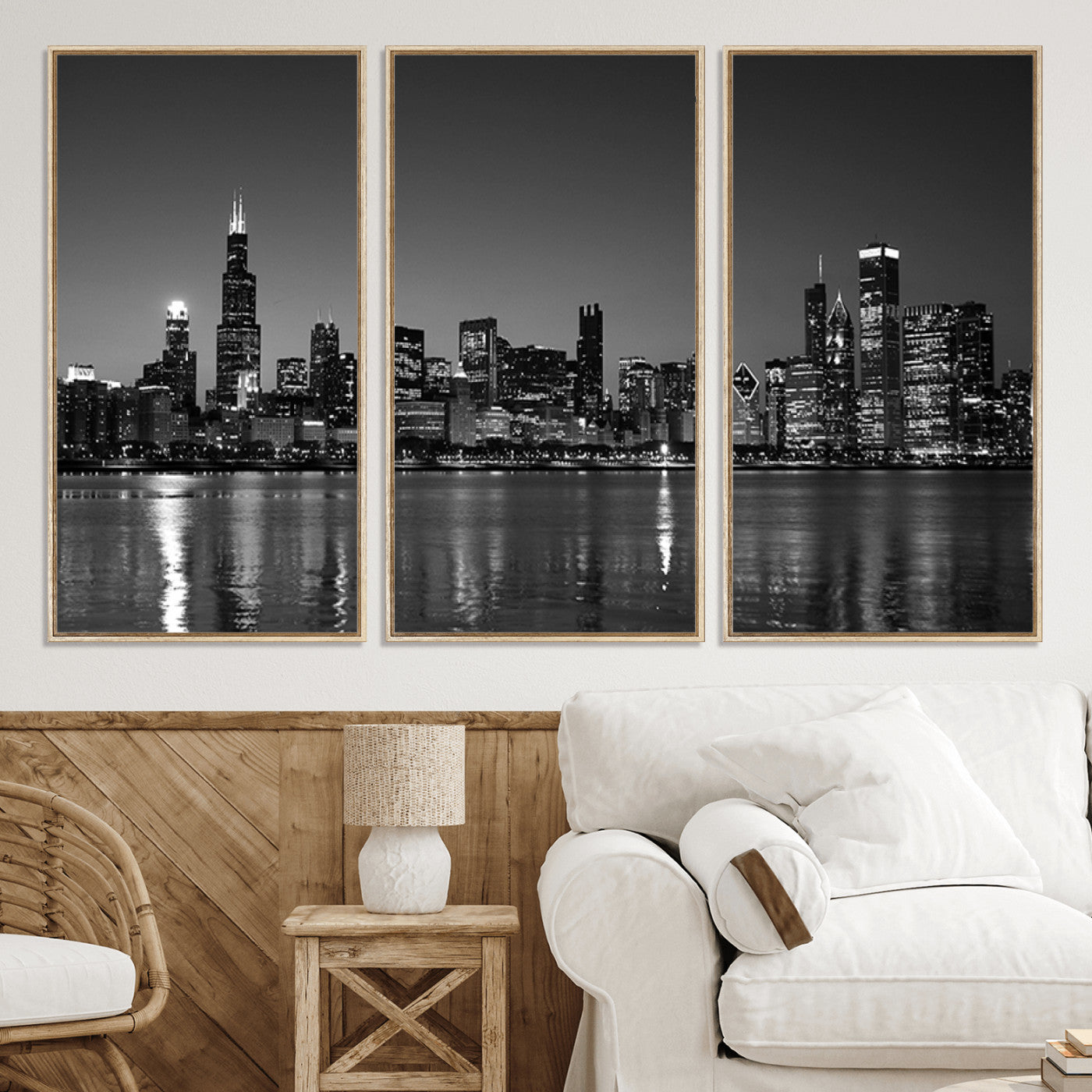 -Chicago Wall Art Canvas Print