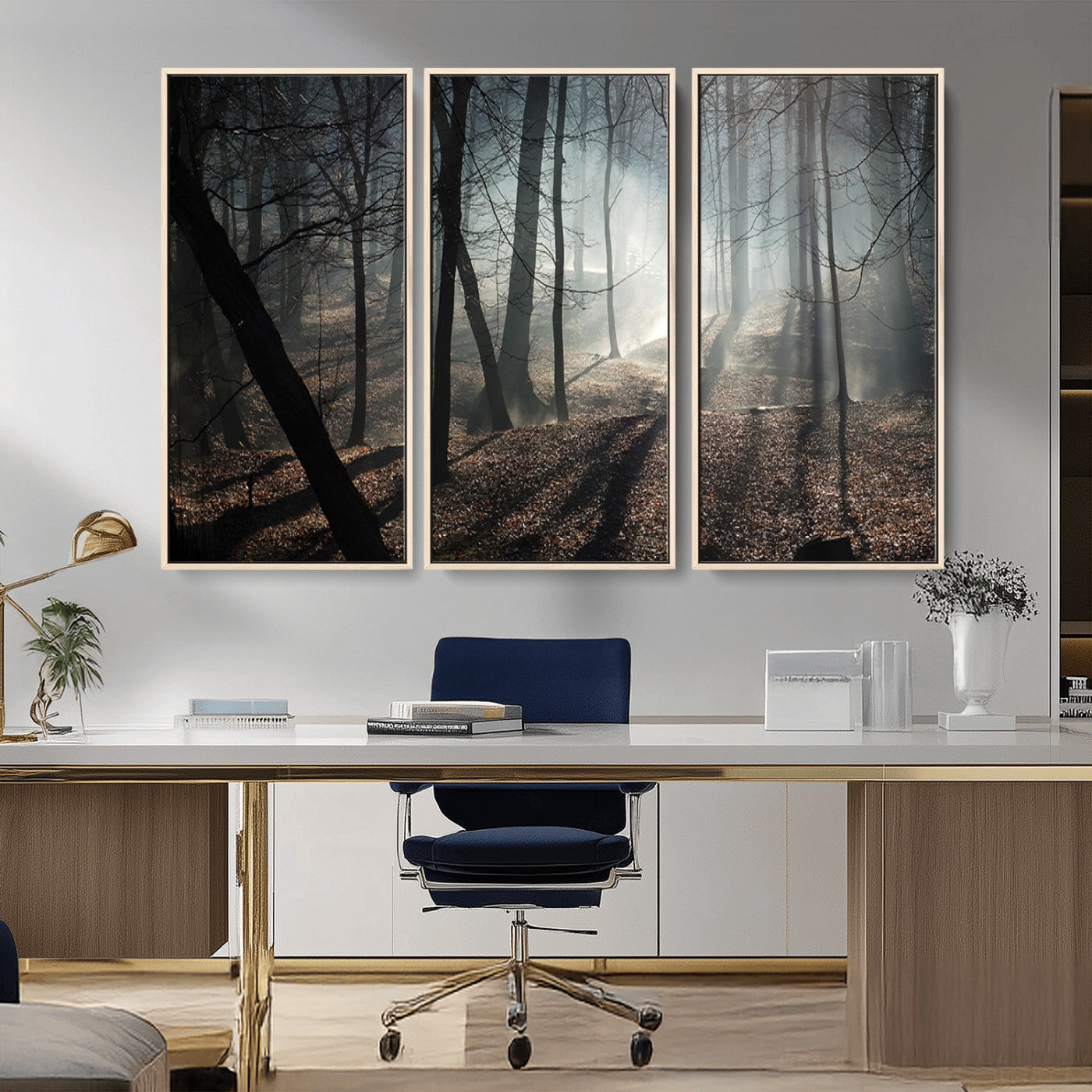 15648-MGV-FC-48X32-3P_Natural-Dark Family and Tree Wall Art Canvas Print
