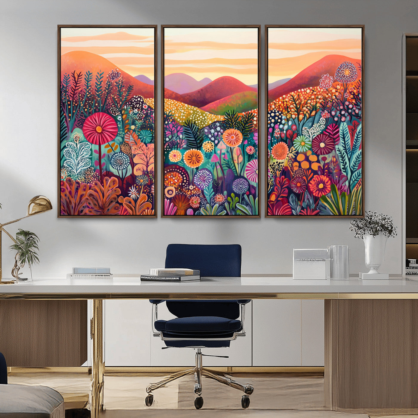 51484-MGV-CV-36X24-Yayoi Kusama 1986 Wall Art Print – Yayoi Kusama Wabi Sabi Japanese Wall Art Print - Vibrant Abstract