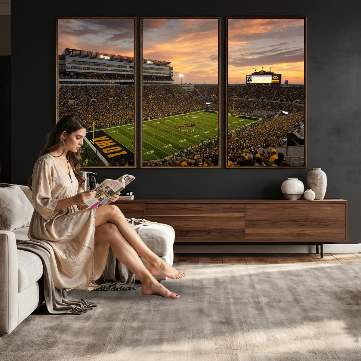 84993181-MGV-CV-36X24 - Stadium Wall Art Canvas Print