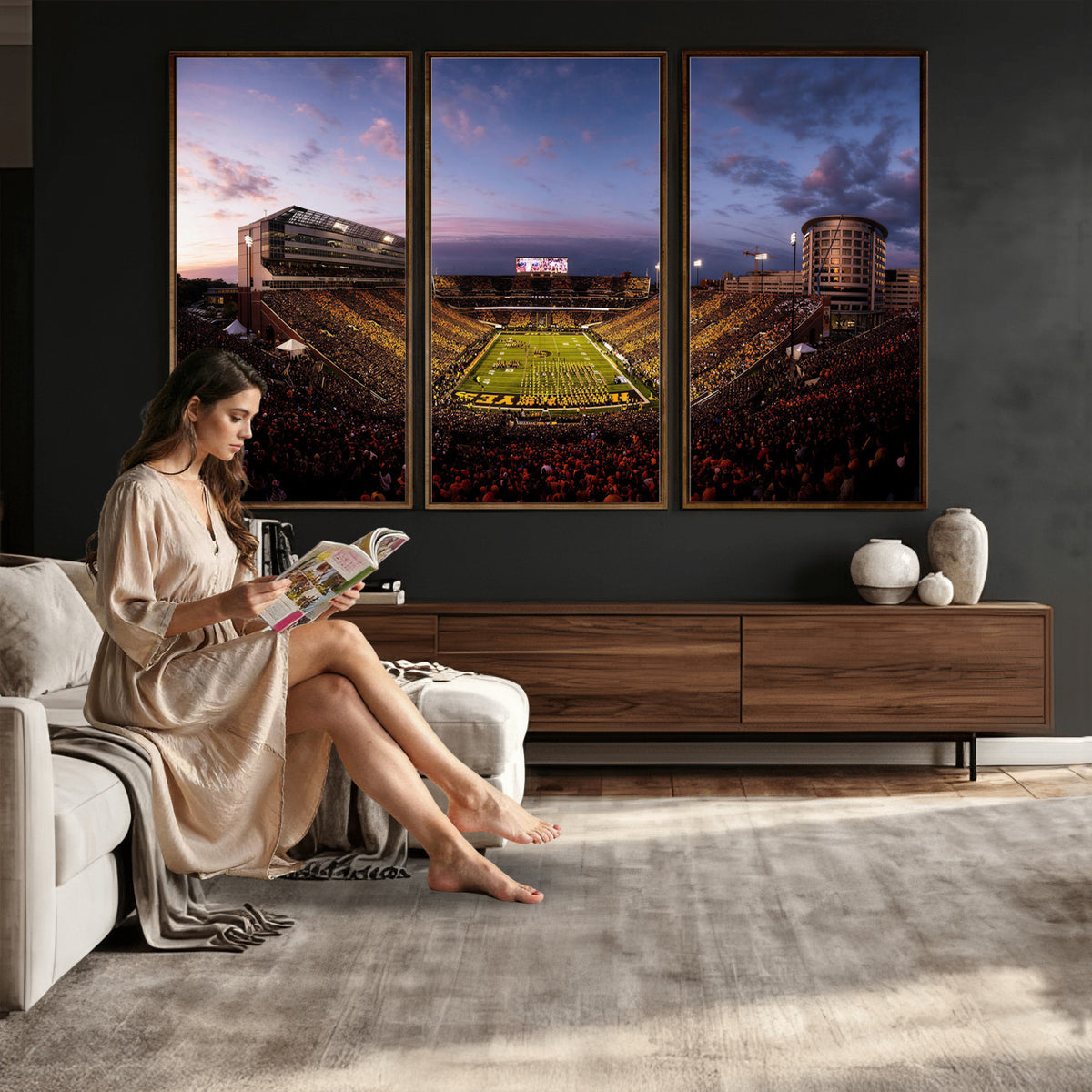 49683861-MGV-CV-36X24 - Stadium Wall Art Canvas Print
