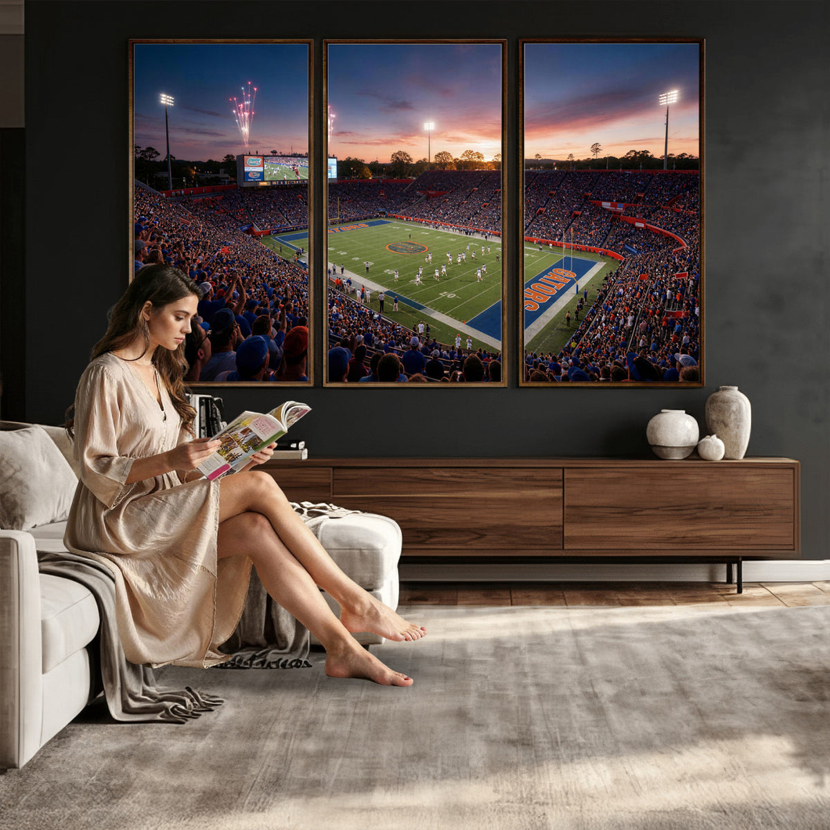 42817292-MGV-CV-36X24 - Stadium Wall Art Canvas Print