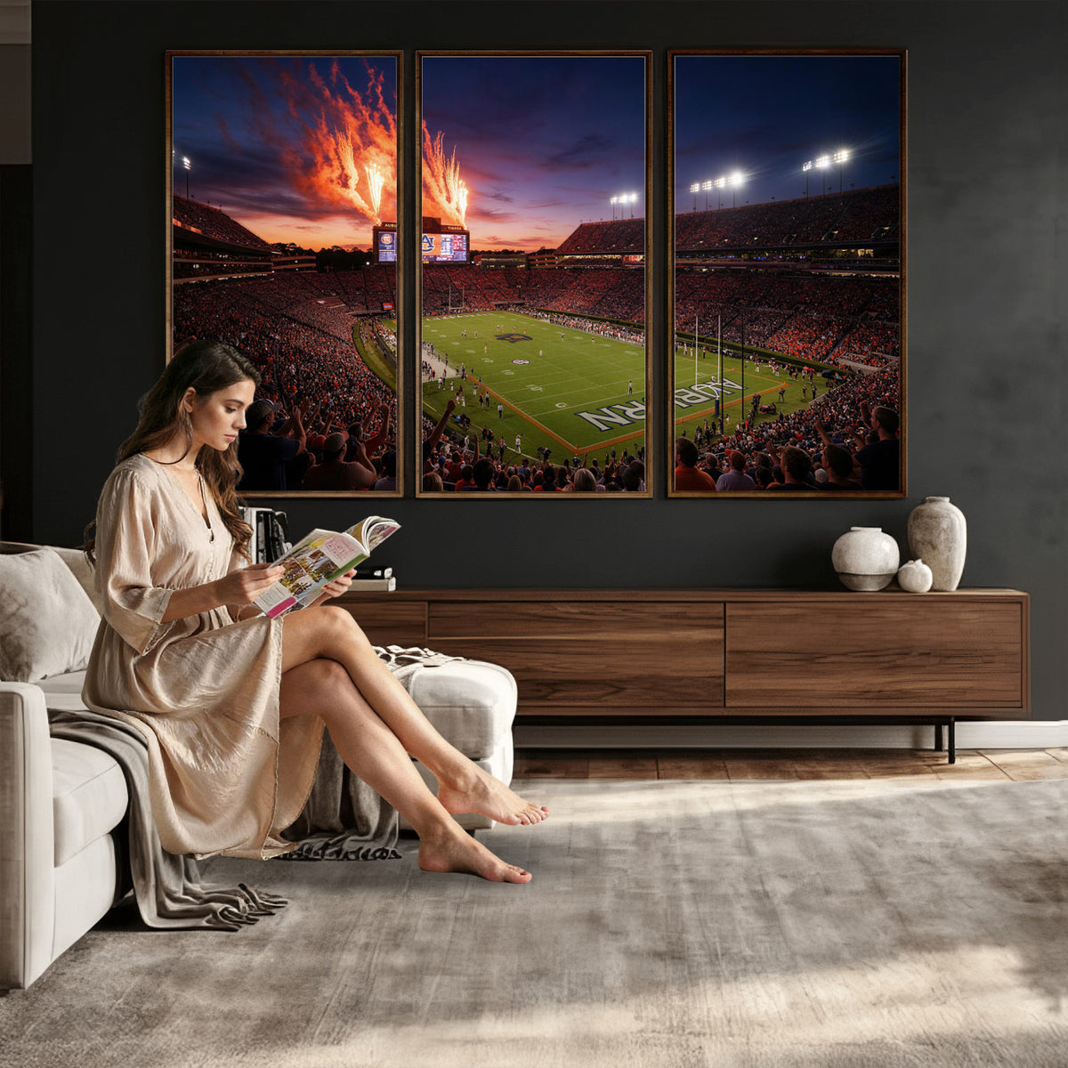 30686080-MGV-CV-36X24 - Stadium Wall Art Canvas Print