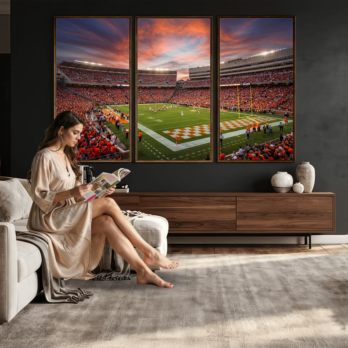 67648335-MGV-CV-36X24 - Stadium Wall Art Canvas Print