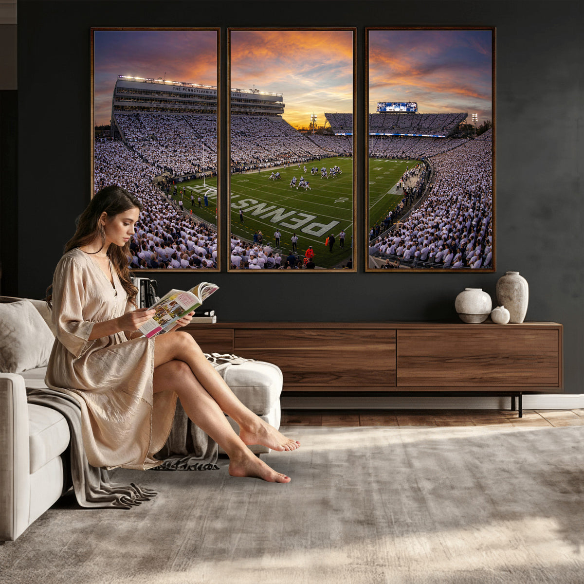 37485833-MGV-CV-36X24 - Stadium Wall Art Canvas Print