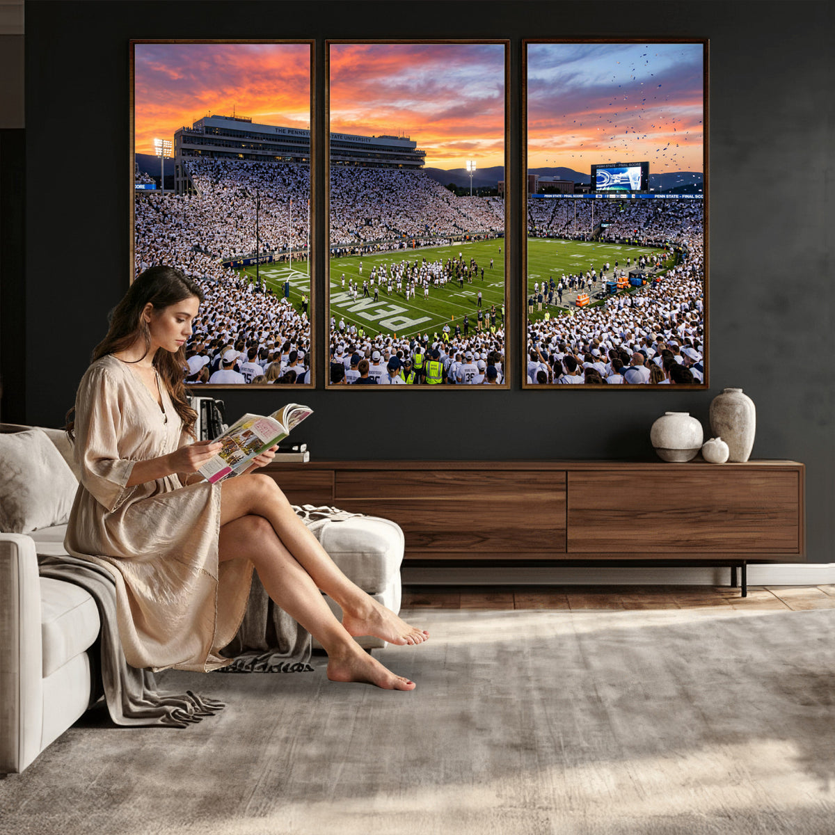 73603863-MGV-CV-36X24 - Stadium Wall Art Canvas Print