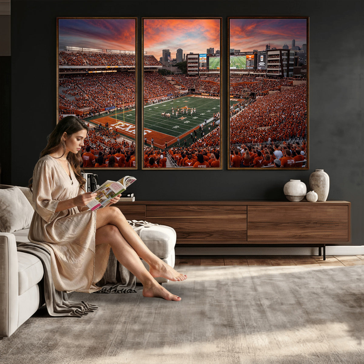 68564193-MGV-CV-36X24 - Stadium Wall Art Canvas Print