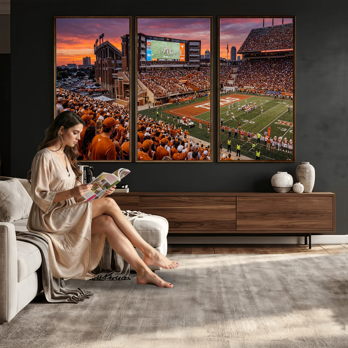 23743181-MGV-CV-36X24 - Stadium Wall Art Canvas Print