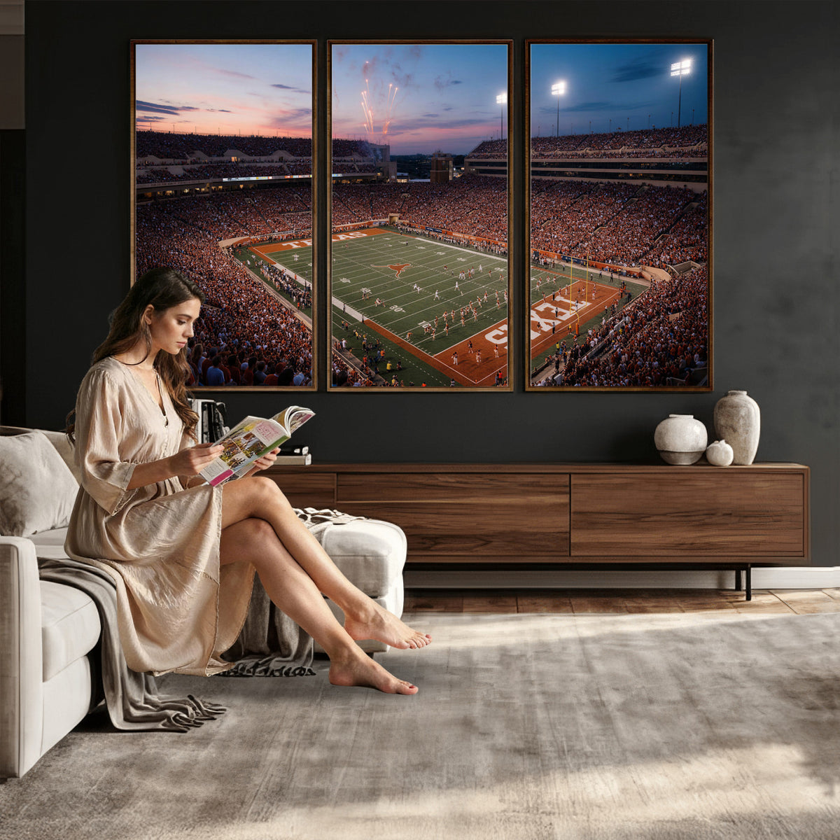 31666911-MGV-CV-36X24 - Stadium Wall Art Canvas Print