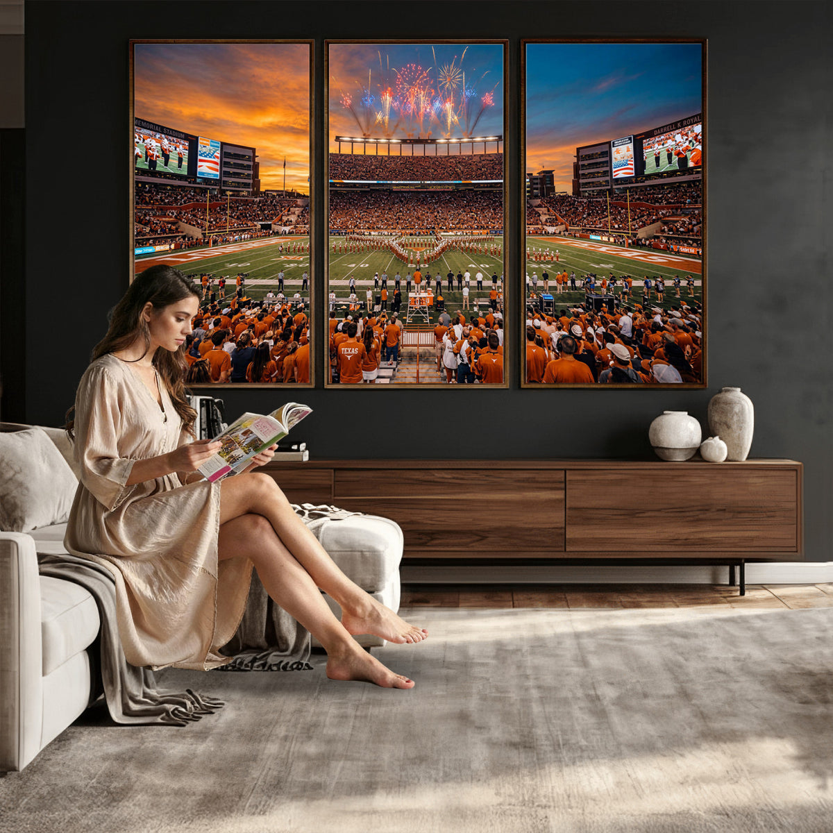 75031291-MGV-CV-36X24 - Stadium Wall Art Canvas Print