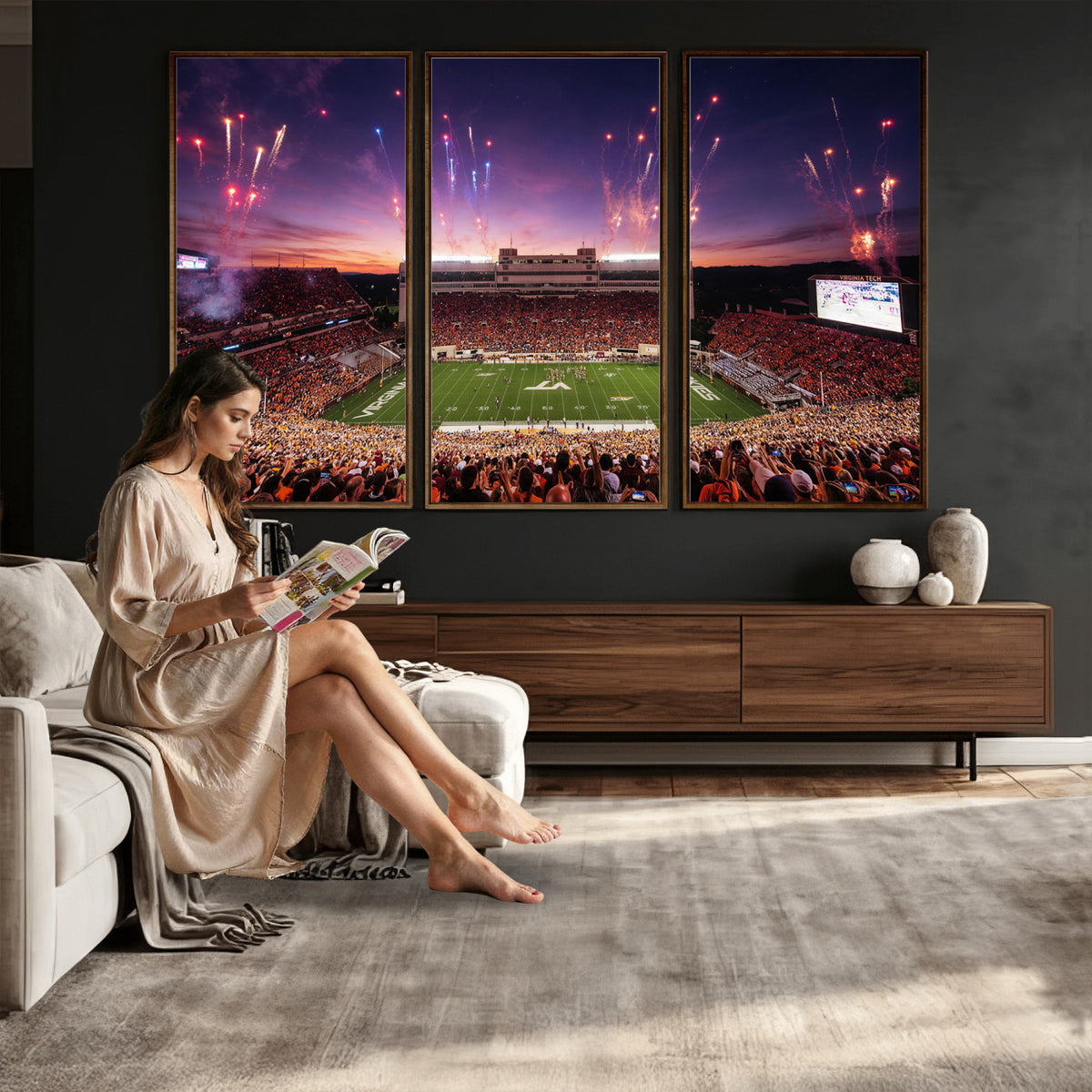 57314829-MGV-CV-36X24 - Stadium Wall Art Canvas Print