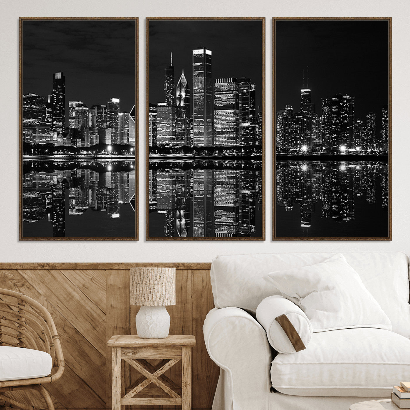 -Chicago Wall Art Canvas Print