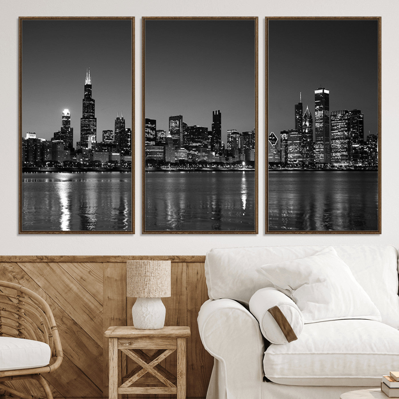 -Chicago Wall Art Canvas Print